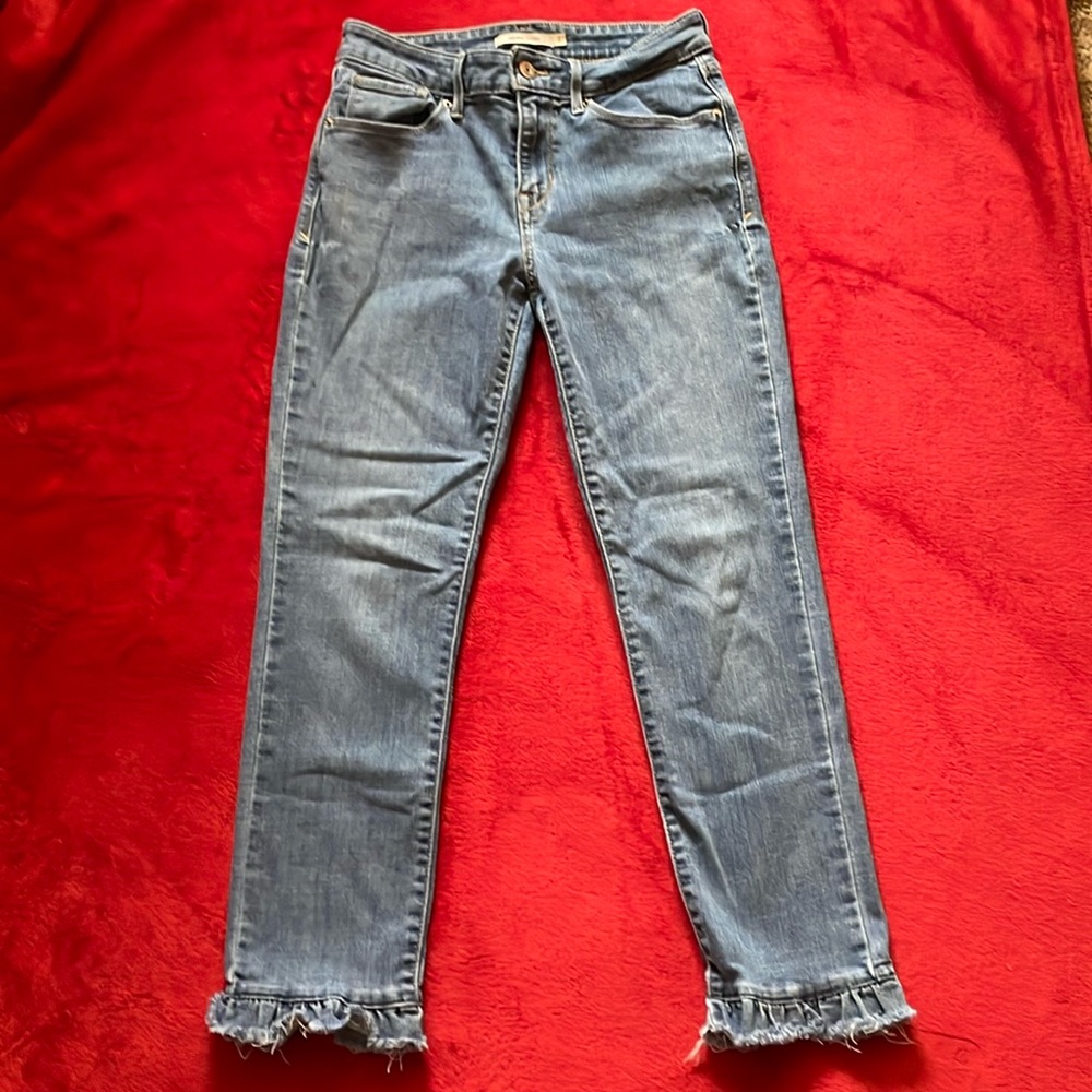 Levi Mid Rise Skinny Jeans